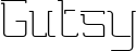 Gutsy font