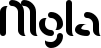 Mgla font