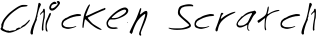 Chicken Scratch font