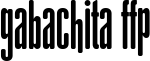 gAbAcHiTA FFP font