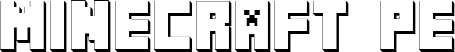 MINECRAFT PE font