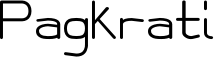 Pagkrati font