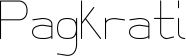 Pagkrati font