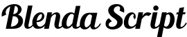 Blenda Script font