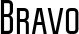 Bravo font