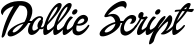 Dollie Script font