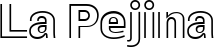 La Pejina font