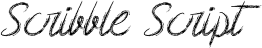 Scribble Script font