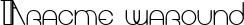 Aracme waround font