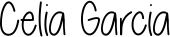 Celia Garcia font