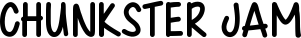 Chunkster Jam font