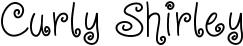 Curly Shirley font