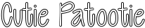 Cutie Patootie font