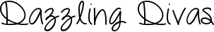 Dazzling Divas font