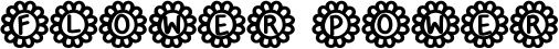 Flower Power font
