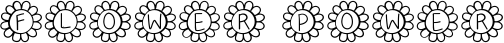 Flower Power font