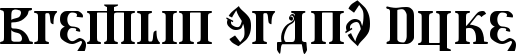 Kremlin Grand Duke font