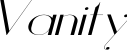 Vanity font