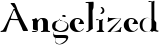 Angelized font