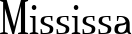 Mississa font