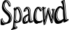 Spacwd font