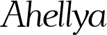 Ahellya font