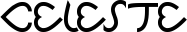 Celeste font