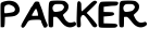 Parker font
