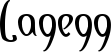 Lagegg font