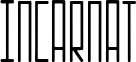 INCARNAT font