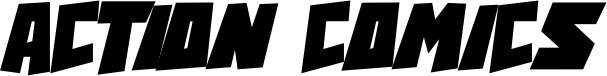 Action comics font