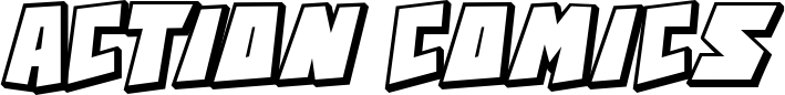 Action comics font