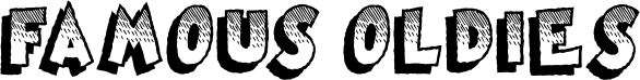 Famous oldies font