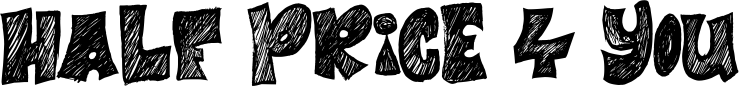 Half price 4 you font