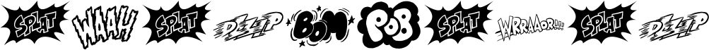 Onomatobom font