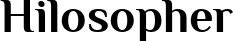 Hilosopher font