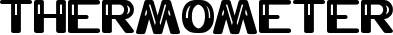THERMOMETER font