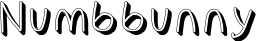 Numbbunny font
