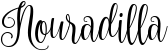 Nouradilla font