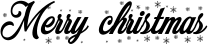 Merry christmas font