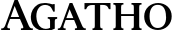 Agatho font