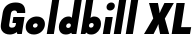 Goldbill XL font