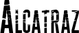Alcatraz font