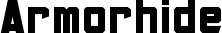 Armorhide font