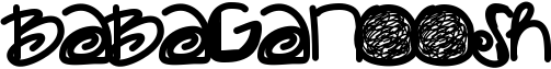 Babaganoosh font