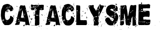 Cataclysme font