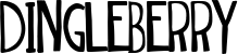 Dingleberry font