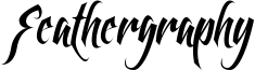 Feathergraphy font