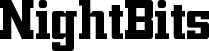NightBits font
