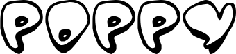 Poppy font